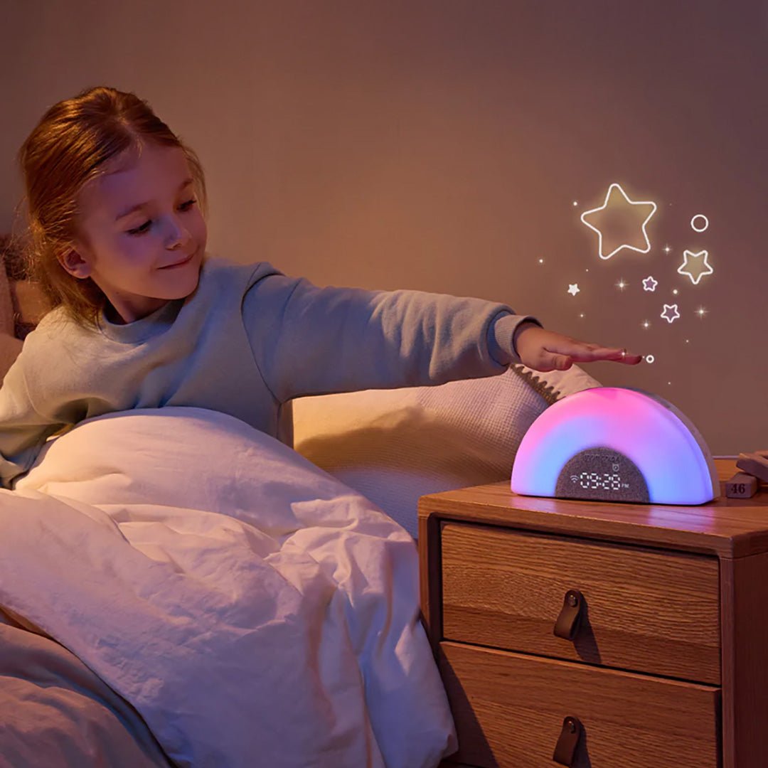 Máquina Ruido Blanco Arcoíris - MOMCOZY - Mini Nuts - Expertos en sillas de auto y coches de paseo