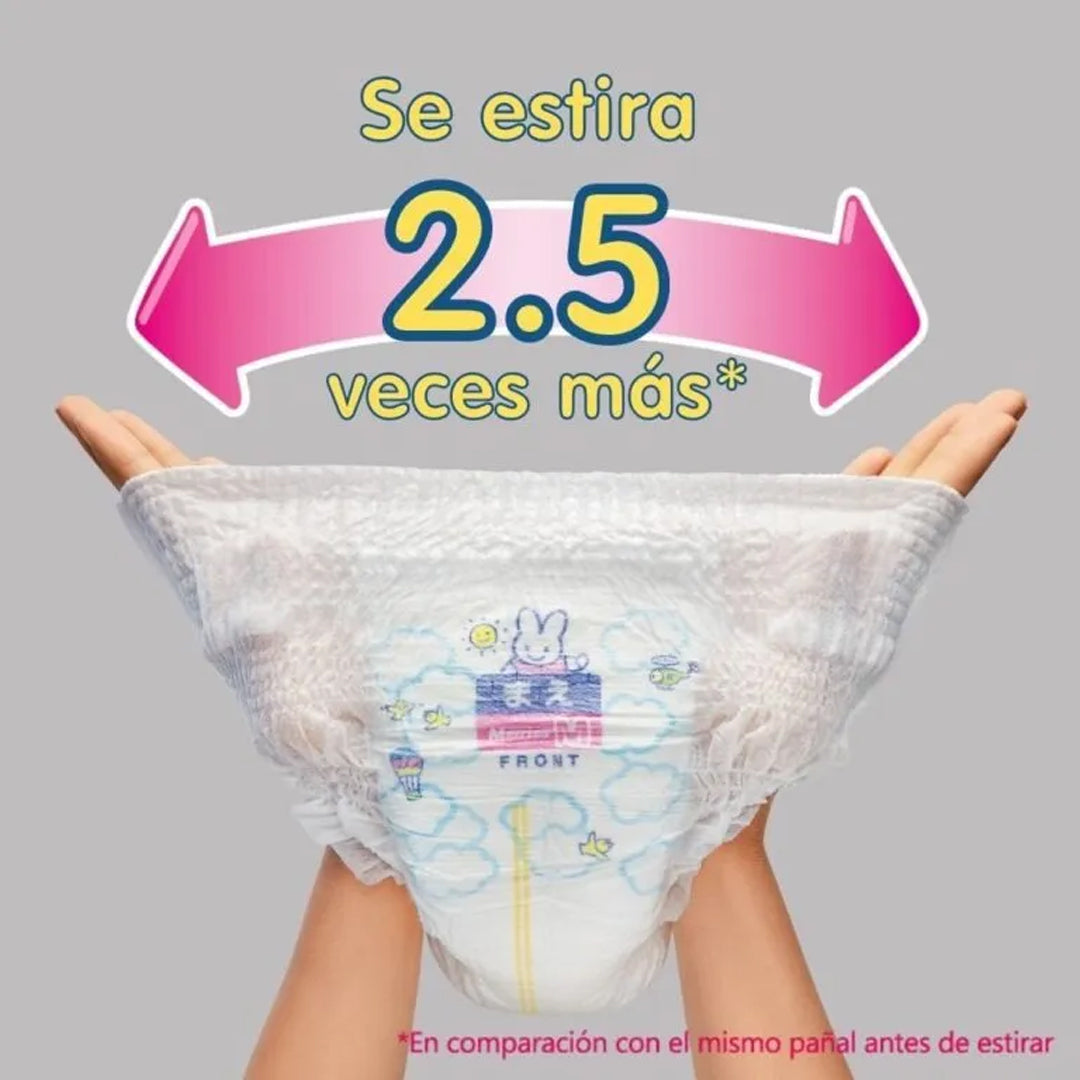 Pañales desechables Merries Aprendizaje (Pull Up) - vista en uso