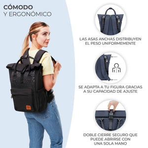 Mochila para coche de paseo MoonPack - KinderKraft - Mini Nuts - Expertos en sillas de auto y coches de paseo para bebés