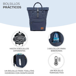Mochila para coche de paseo MoonPack - KinderKraft - Mini Nuts - Expertos en sillas de auto y coches de paseo para bebés