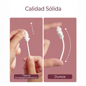 Calidad sólida del limpiador de lengua Momcozy — cabezal antidesrendimiento y resistente para uso diario en bebés