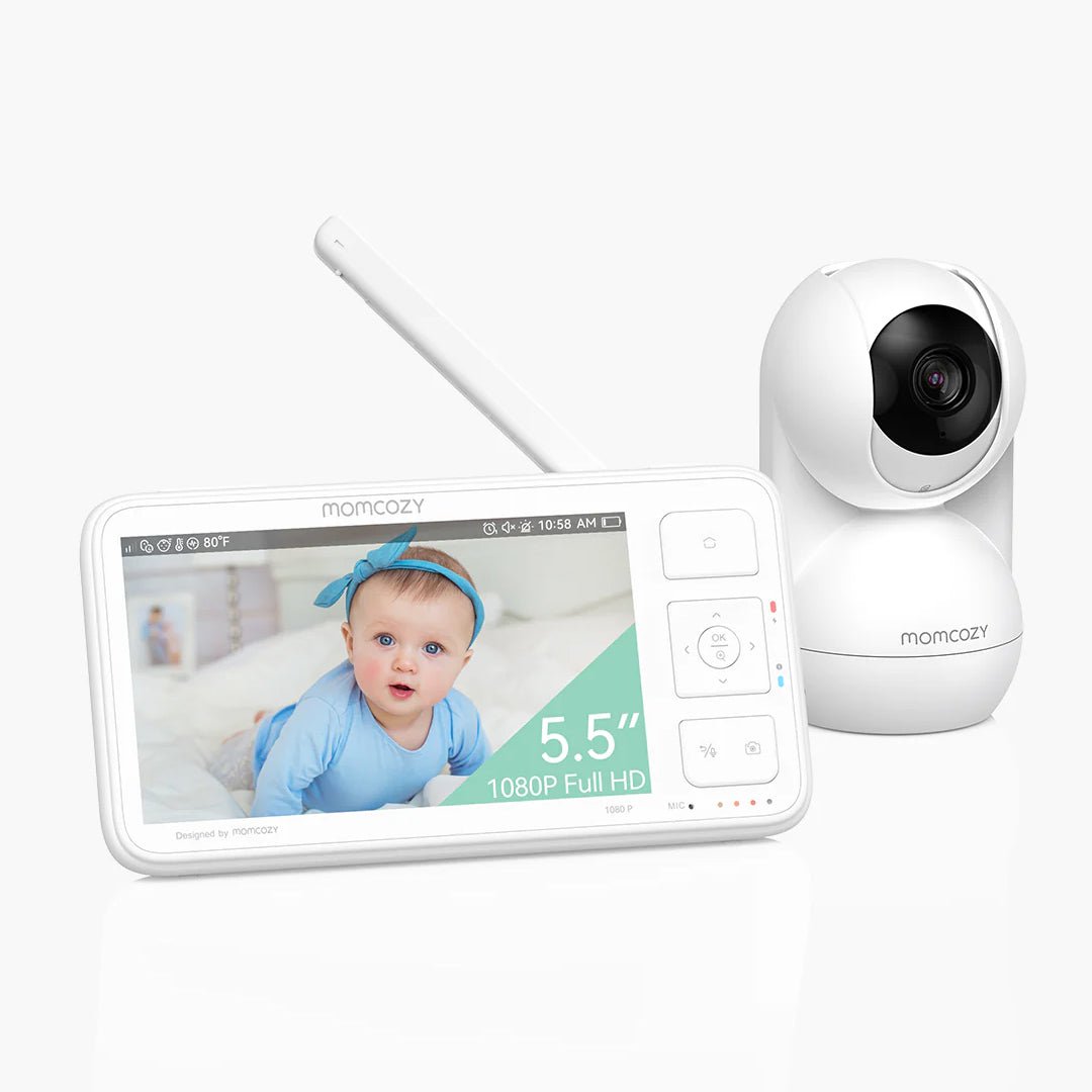 Monitor de bebé 1080p Full HD 5,5 - MOMCOZY - Mini Nuts - Expertos en sillas de auto y coches de paseo