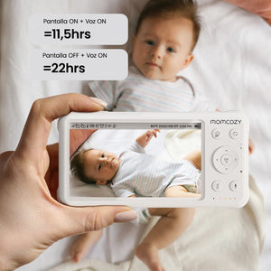 Monitor de bebé 1080p Full HD <b>PRE - VENTA</b> - MOMCOZY - Mini Nuts - Expertos en sillas de auto y coches de paseo para bebés