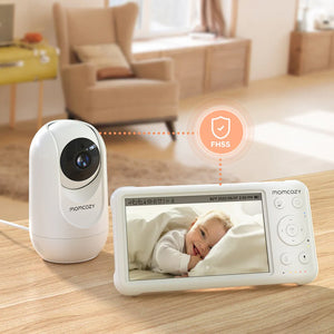 Monitor de bebé 1080p Full HD <b>PRE - VENTA</b> - MOMCOZY - Mini Nuts - Expertos en sillas de auto y coches de paseo para bebés