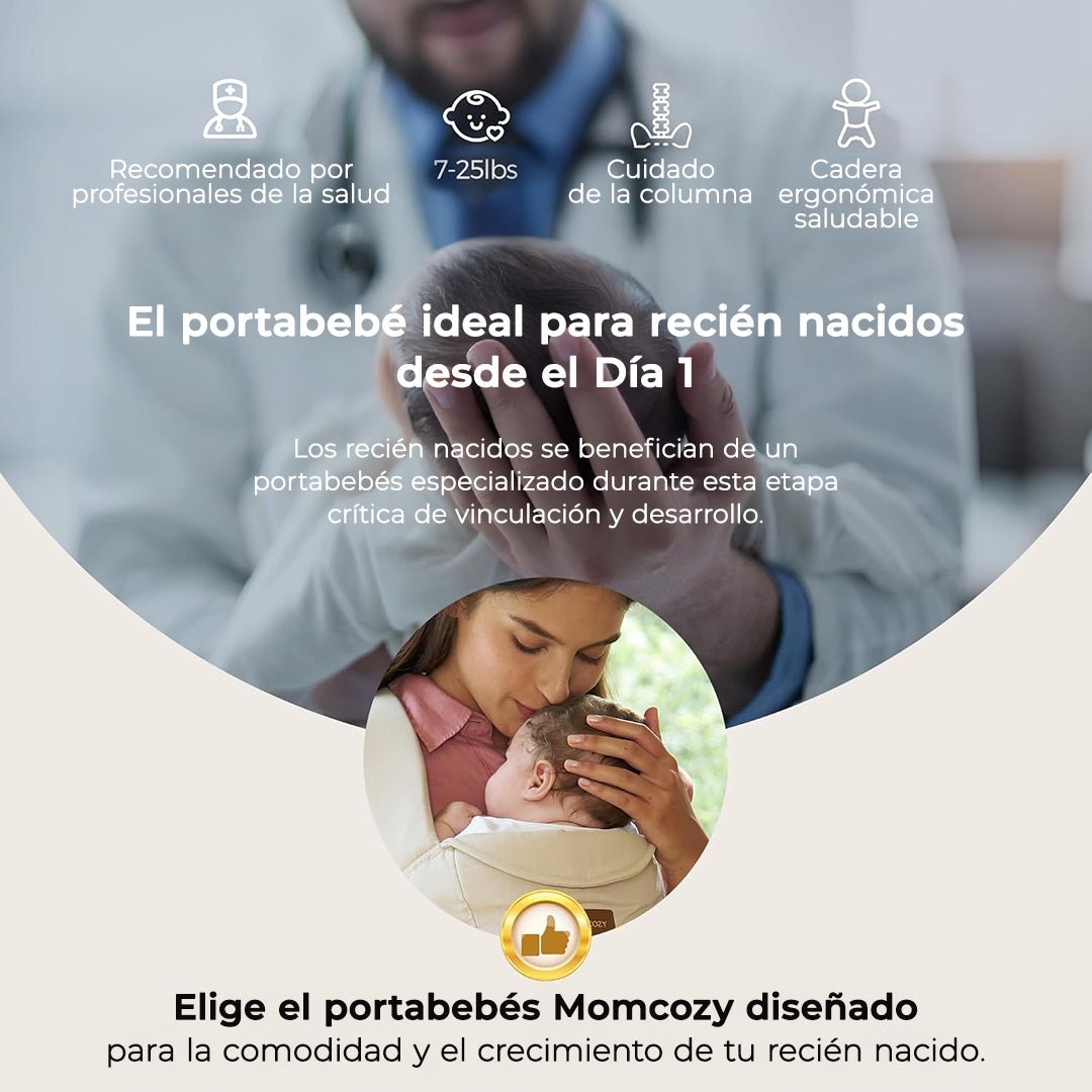 Portabebé Ergonómico WeeSnug para Recién Nacido - MOMCOZY - Mini Nuts - Expertos en sillas de auto y coches de paseo