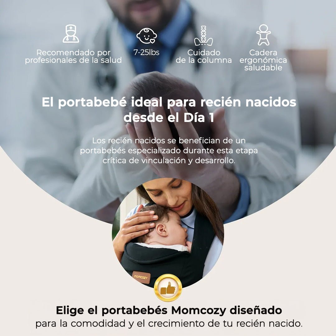 Portabebé Ergonómico WeeSnug para Recién Nacido - MOMCOZY - Mini Nuts - Expertos en sillas de auto y coches de paseo