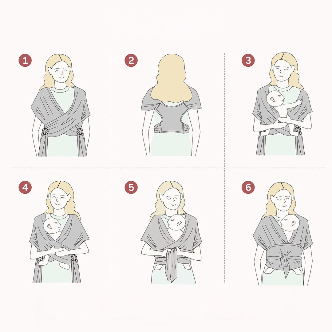 Portabebés fular - MOMCOZY - Mini Nuts - Expertos en sillas de auto y coches de paseo