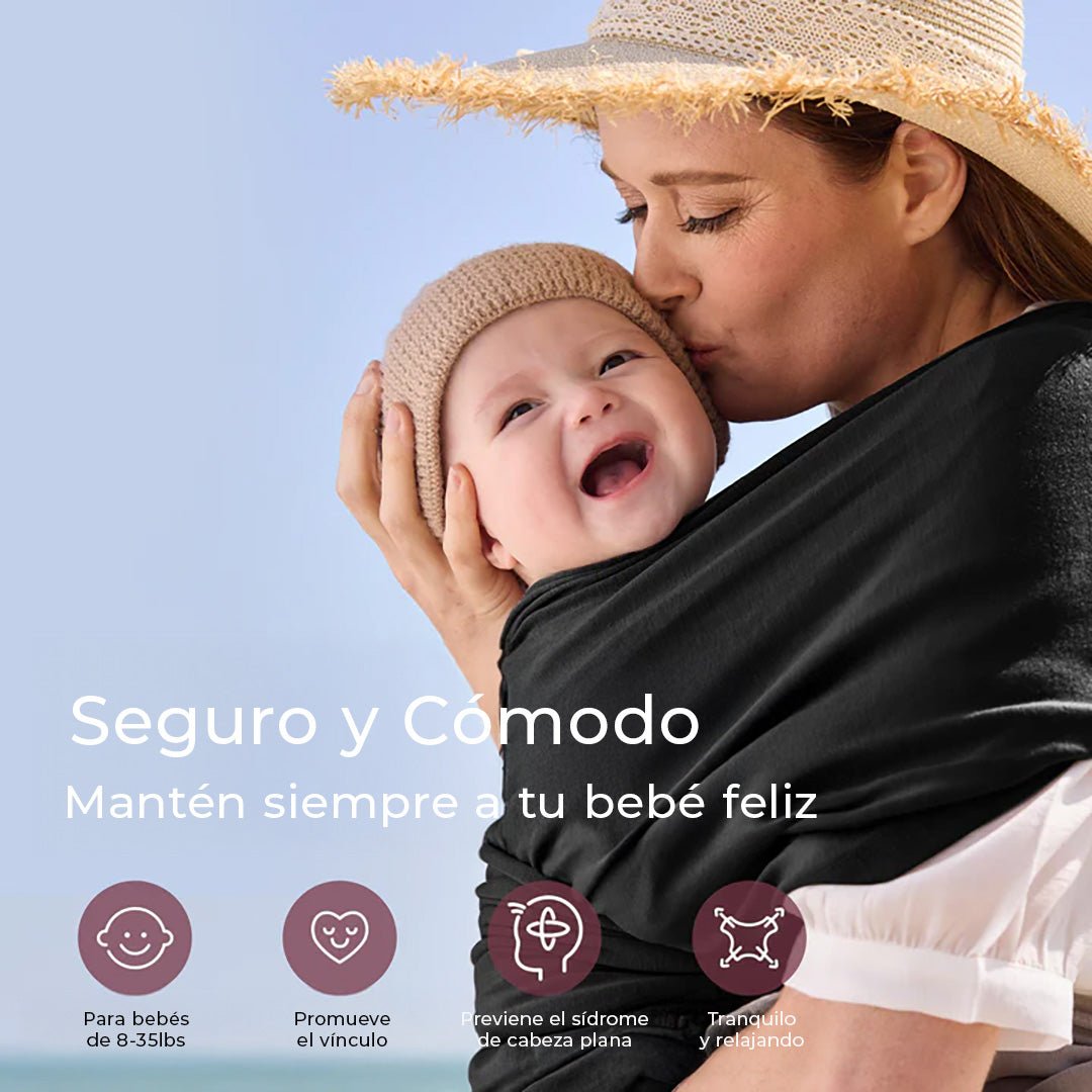 Portabebés fular - MOMCOZY - Mini Nuts - Expertos en sillas de auto y coches de paseo