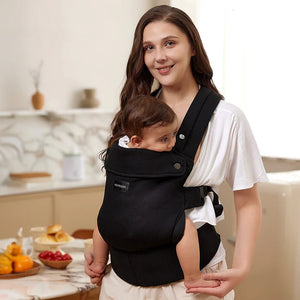 Portabebés negro - MOMCOZY - Mini Nuts - Expertos en sillas de auto y coches de paseo para bebés