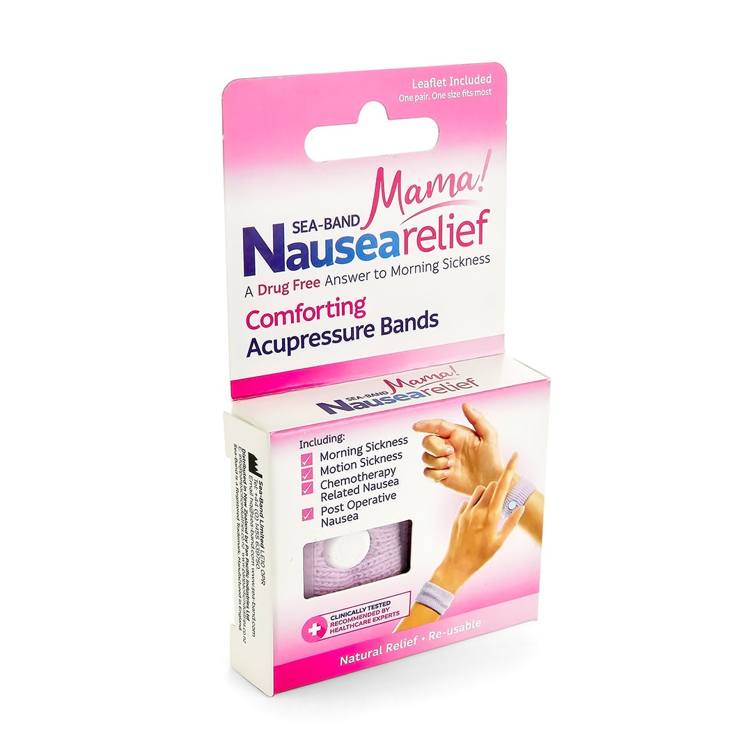 Pulseras Anti - mareos Embarazadas - Sea Band - Mini Nuts - Expertos en sillas de auto y coches de paseo