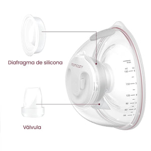 Repuestos para Extractor de leche materna Serie V - MOMCOZY - Mini Nuts - Expertos en sillas de auto y coches de paseo