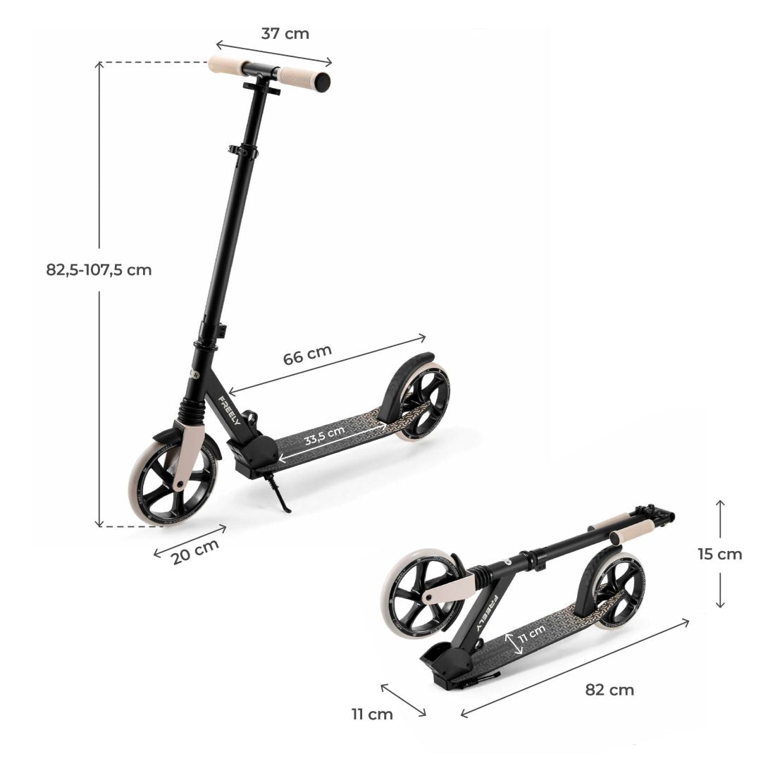 Scooter plegable Freely - KinderKraft - Mini Nuts - Expertos en sillas de auto y coches de paseo