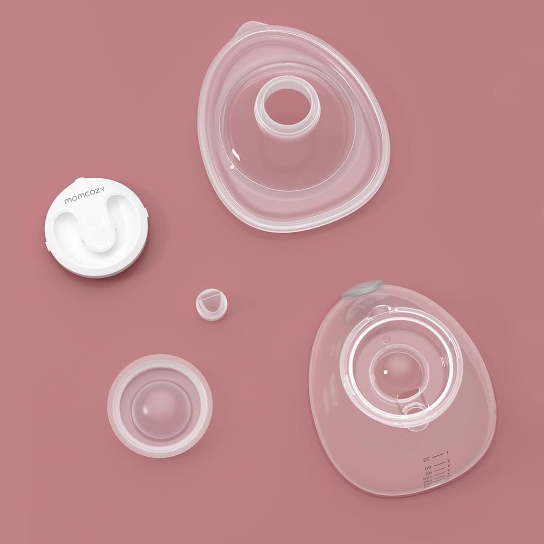 Set completo de repuesto para recolección extractor de leche materna Serie V - MOMCOZY - Mini Nuts - Expertos en sillas de auto y coches de paseo para bebés