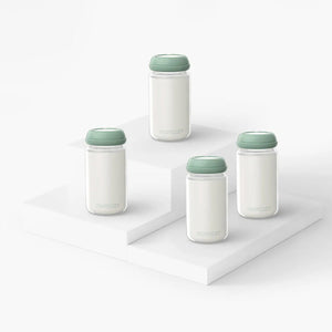 Set de 4 biberones de almacenamiento - MOMCOZY - Mini Nuts - Expertos en sillas de auto y coches de paseo