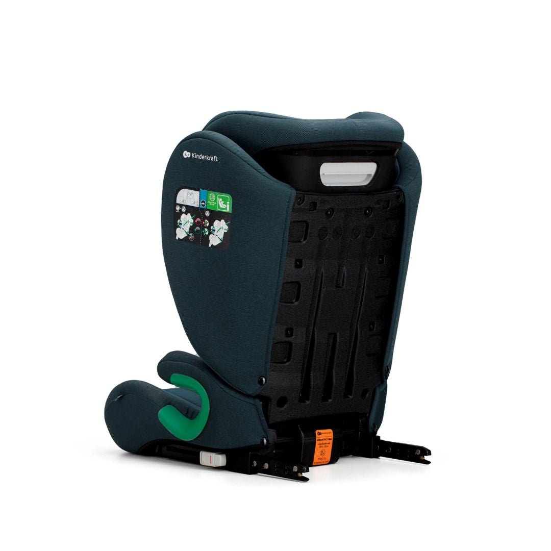 Vista trasera de Silla de auto Butaca JUNIOR FIX 2 i - Size color verde KinderKraft