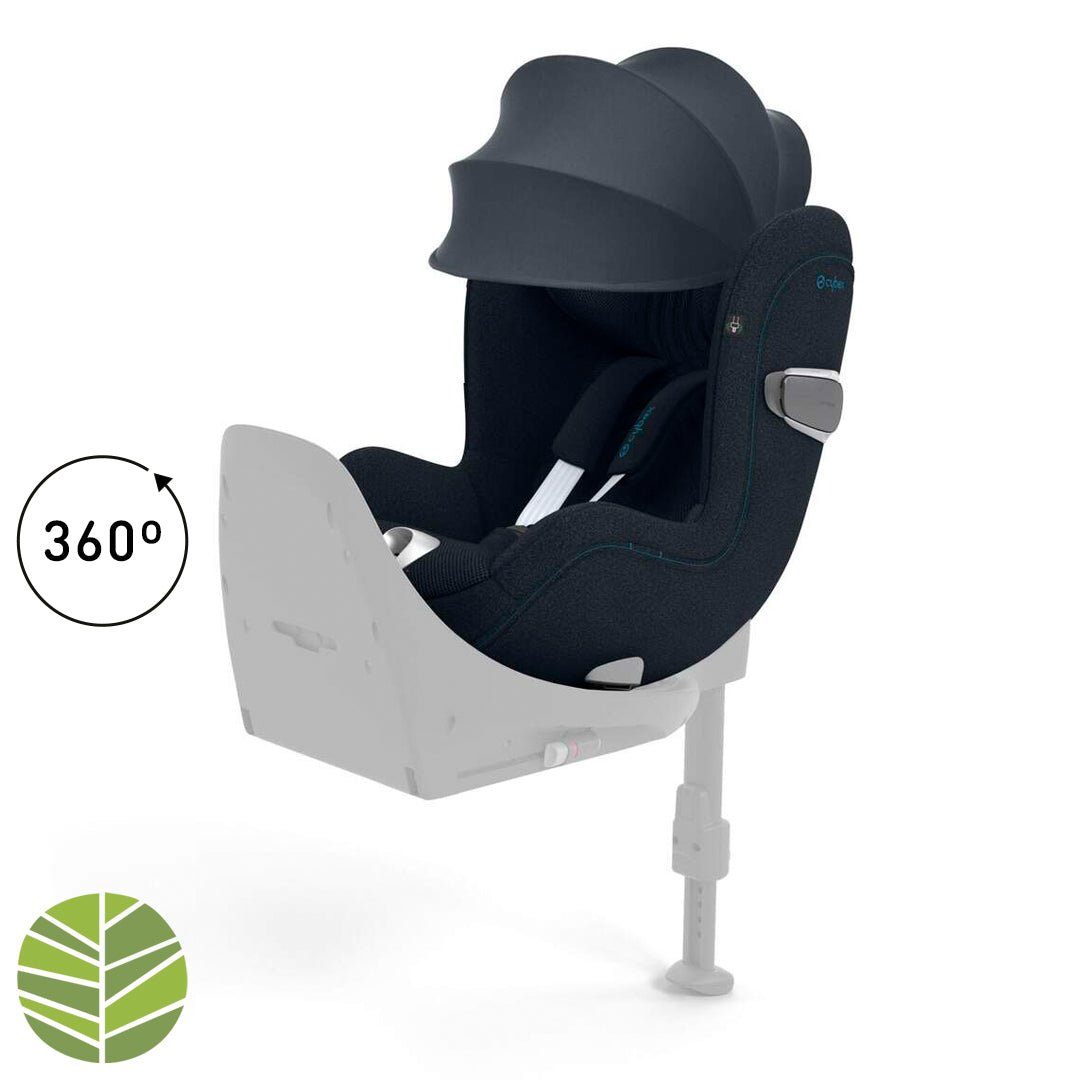 Silla de auto convertible Sirona T i - Size 360º Sin Base - Cybex Platinum - Mini Nuts - Expertos en sillas de auto y coches de paseo
