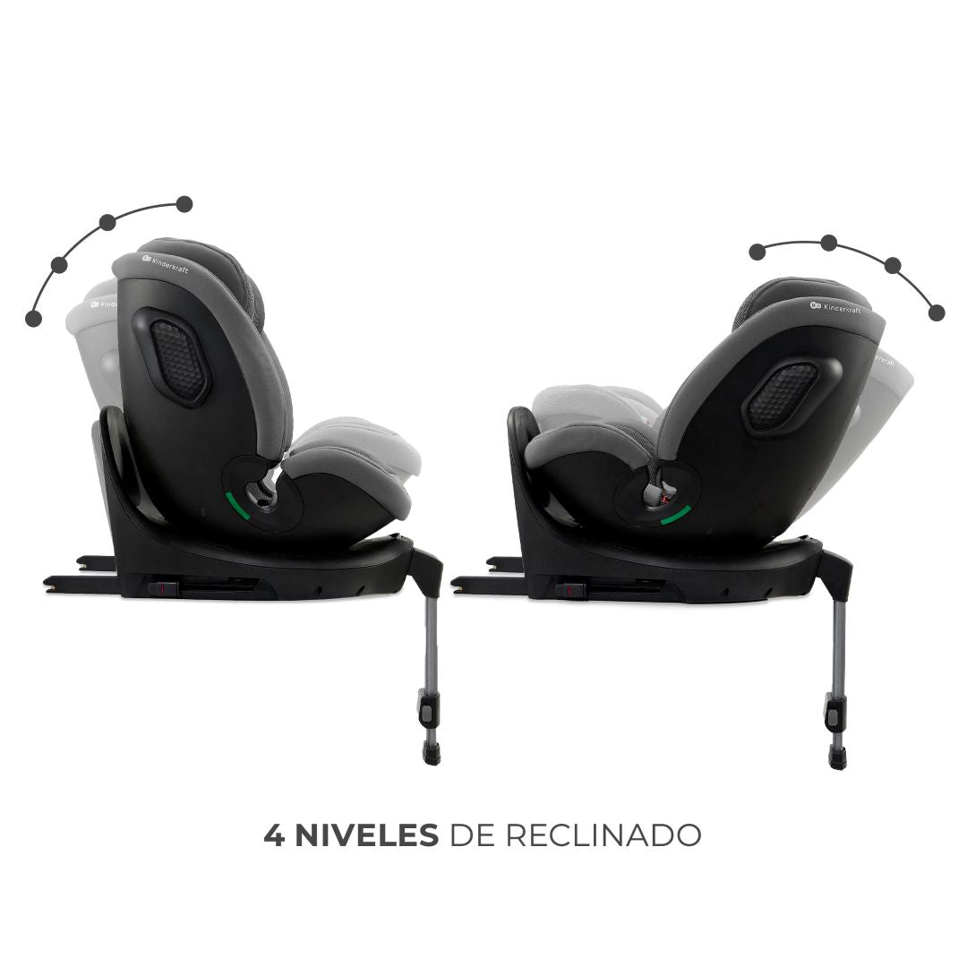 Silla de auto convertible Toda en una XRIDER 2 i - Size - KinderKraft - Mini Nuts - Expertos en sillas de auto y coches de paseo