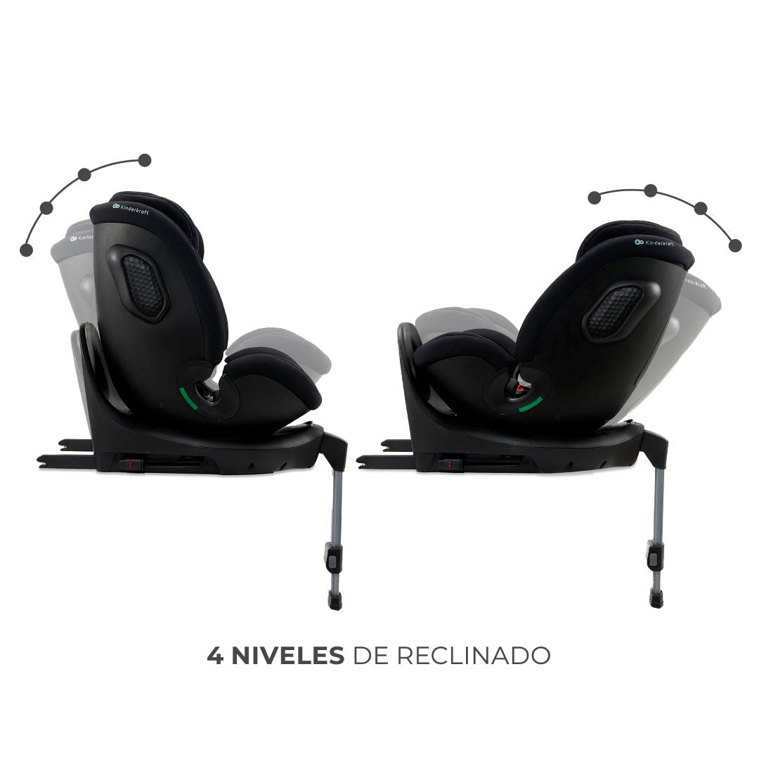 Silla de auto convertible Toda en una XRIDER 2 i - Size - KinderKraft - Mini Nuts - Expertos en sillas de auto y coches de paseo