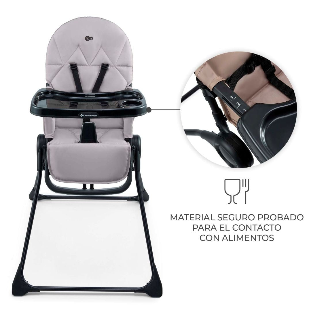 Silla de comer compacta Binci - KinderKraft - Mini Nuts - Expertos en sillas de auto y coches de paseo