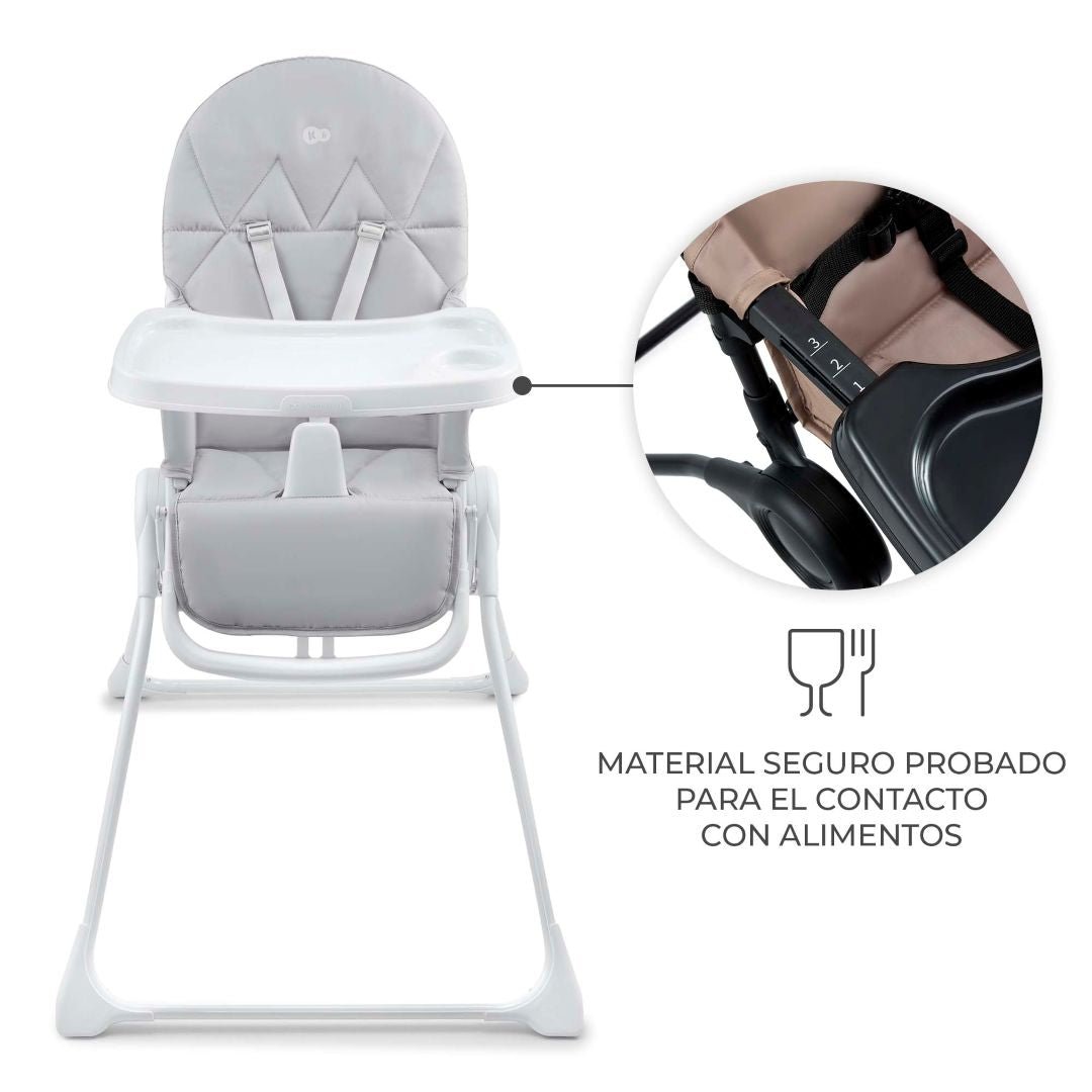 Silla de comer compacta Binci - KinderKraft - Mini Nuts - Expertos en sillas de auto y coches de paseo