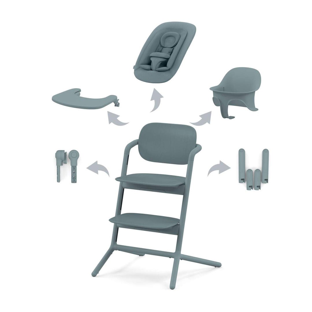 Silla de comer evolutiva 4 en 1 Lemo - Cybex Gold - Mini Nuts - Expertos en sillas de auto y coches de paseo