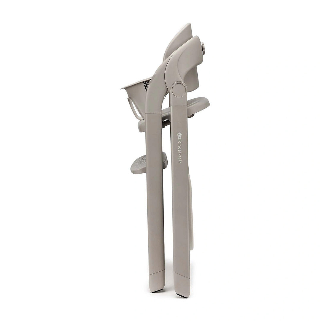 Silla de comer 3 en 1 Tino de Kinderkraft color Beige, plegada