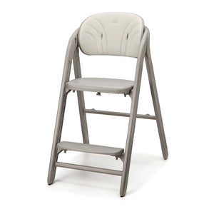 Silla de comer 3 en 1 Tino de Kinderkraft color Beige en modo silla infantil, vista frontal en ángulo