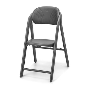 Silla de comer 3 en 1 Tino de Kinderkraft color Gris en modo silla infantil, vista frontal en ángulo
