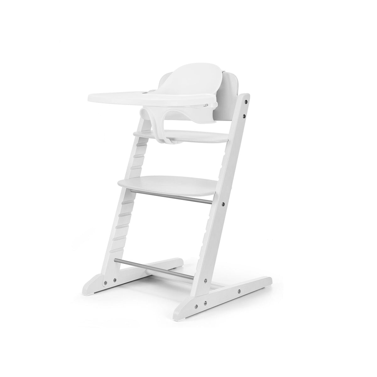 Silla de comer Iris CYBEX Gold All White - reposapiés ajustable en altura