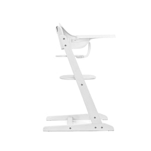 Silla de comer Iris CYBEX Gold All White - detalle ajuste altura bandeja