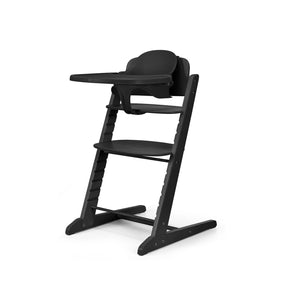 Silla de comer Iris CYBEX Gold Stunning Black - vista lateral con Baby Set