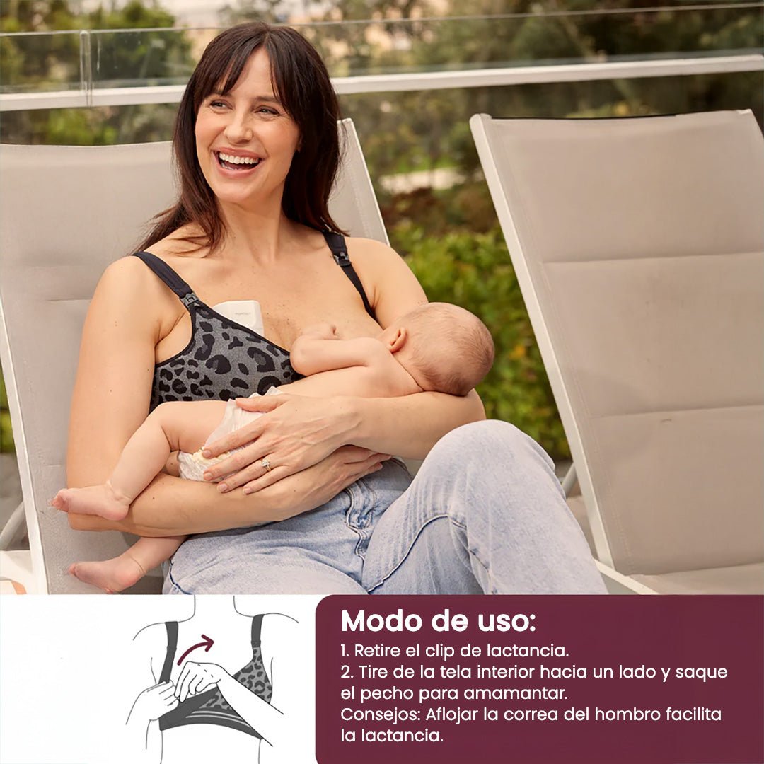 Sostén de lactancia 4 en 1 (YN12) - MOMCOZY - Mini Nuts - Expertos en sillas de auto y coches de paseo