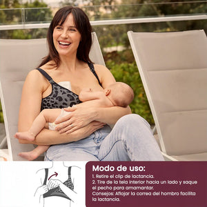 Sostén de lactancia 4 en 1 (YN12) - MOMCOZY - Mini Nuts - Expertos en sillas de auto y coches de paseo
