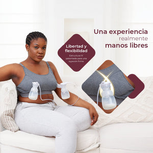 Sostén YN08 - una experiencia realmente manos libres con estructura X para sujeción firme del extractor