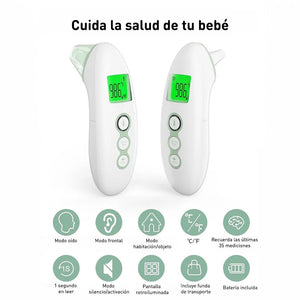 Termómetro infrarrojo Frente/Oido - MOMCOZY - Mini Nuts - Expertos en sillas de auto y coches de paseo