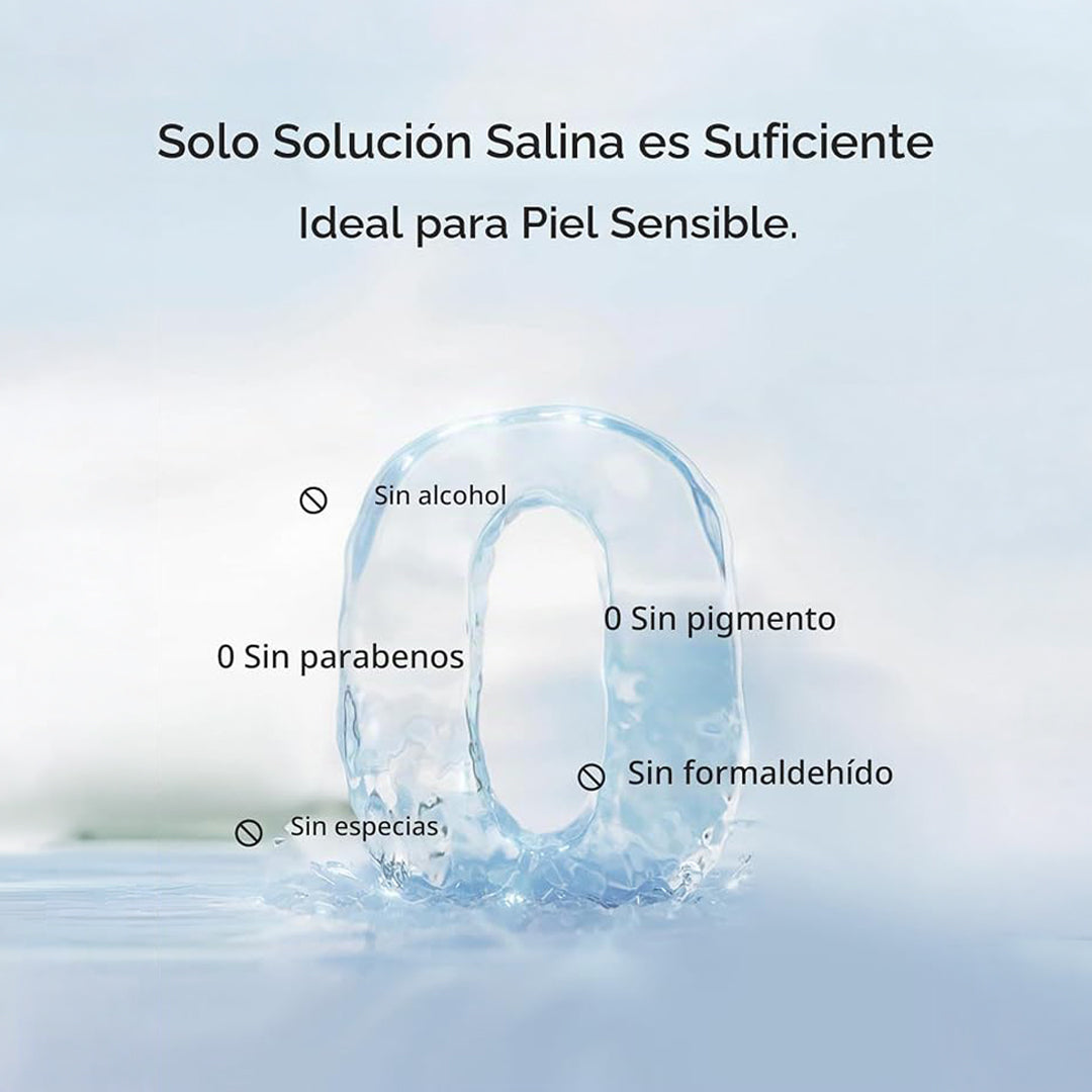 Solo solución salina natural 