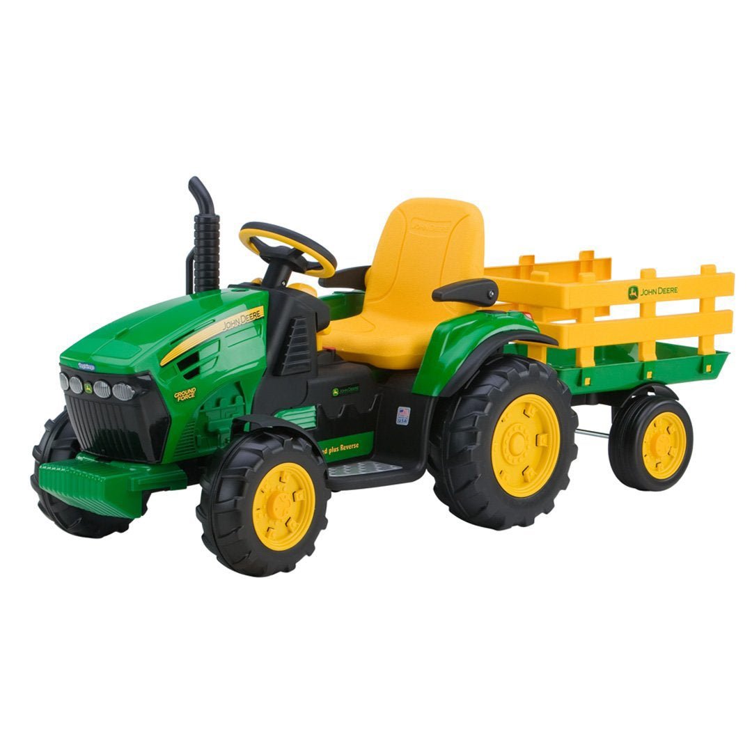 Tractor eléctrico Ground Force John Deere de Peg Pérego 