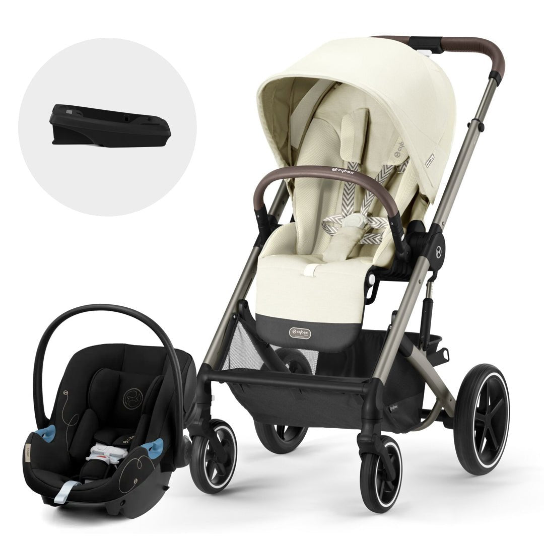 Travel System Balios S Lux 3.0 - Cybex Gold - Mini Nuts - Expertos en sillas de auto y coches de paseo