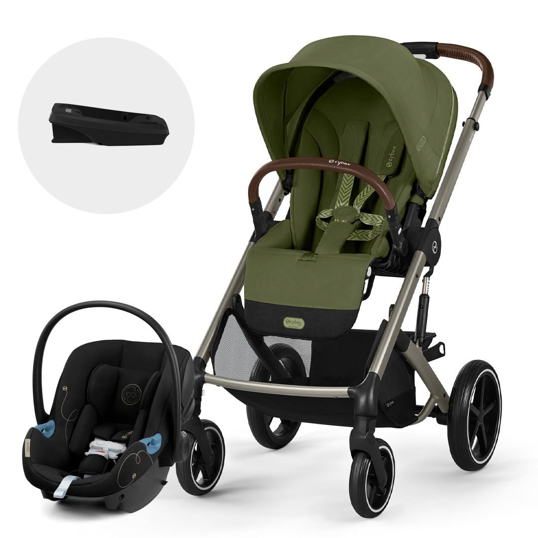 Travel System Balios S Lux One Pull Harness - Cybex Gold - Mini Nuts - Expertos en sillas de auto y coches de paseo