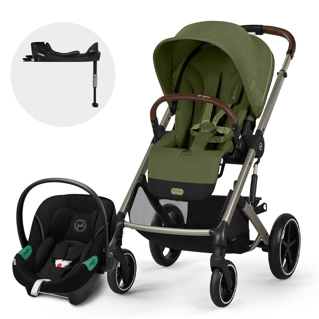 Travel System Balios S Lux One Pull Harness - Cybex Gold - Mini Nuts - Expertos en sillas de auto y coches de paseo