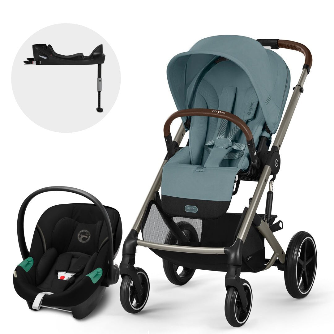 Travel System Balios S Lux One Pull Harness - Cybex Gold - Mini Nuts - Expertos en sillas de auto y coches de paseo