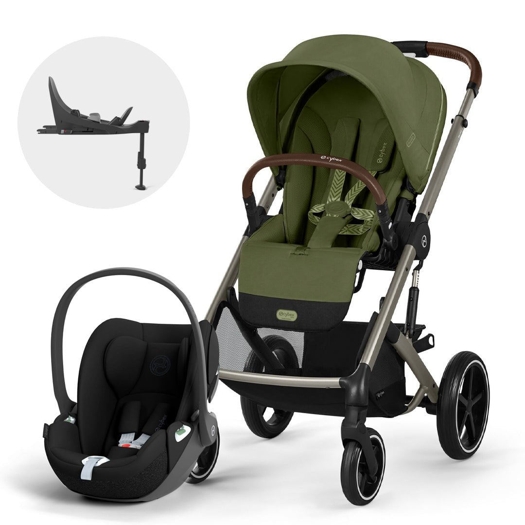 Travel System Balios S Lux One Pull Harness - Cybex Gold - Mini Nuts - Expertos en sillas de auto y coches de paseo
