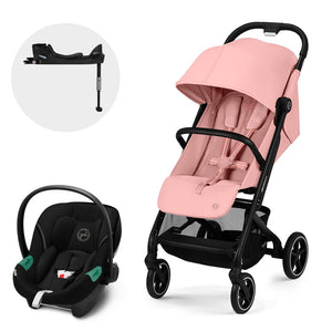 Travel System Beezy 2025 Candy Pink con silla de auto aton s2 + base one