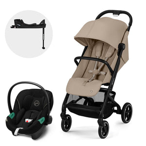 Travel System Beezy 3 - Cybex Gold - Mini Nuts - Expertos en sillas de auto y coches de paseo
