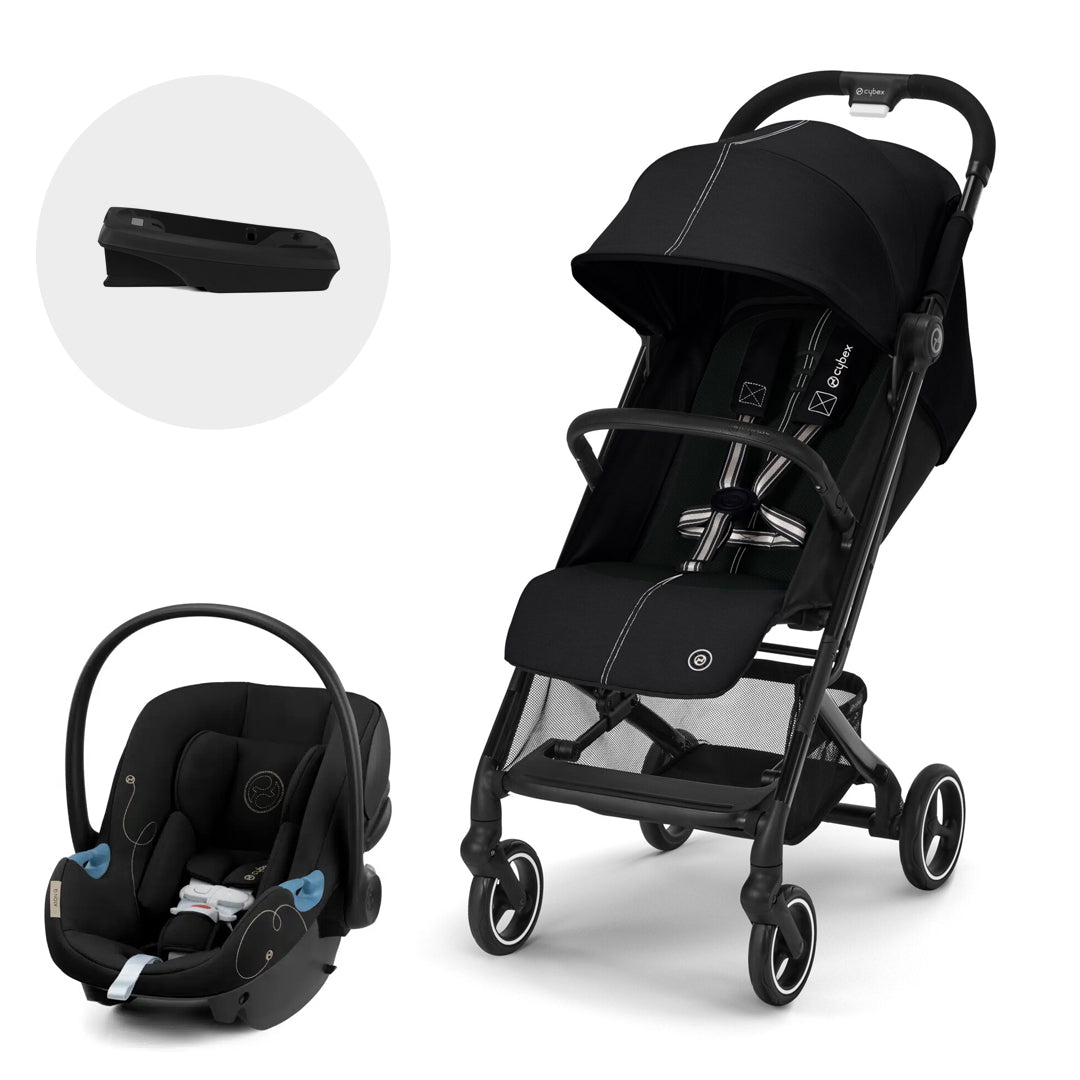 Travel System Beezy + Aton G + Base One - Cybex Gold-MiniNuts expertos en coches y sillas de auto para bebé