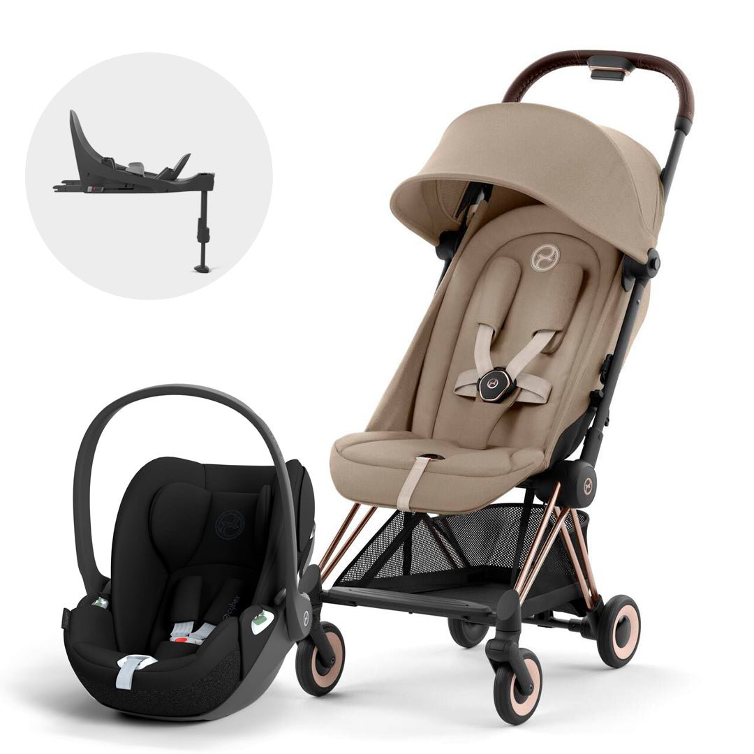 Travel System Cöya - Cybex Platinum - Mini Nuts - Expertos en sillas de auto y coches de paseo