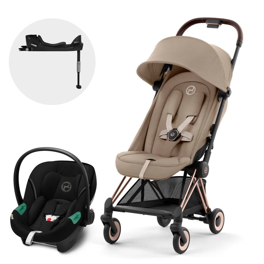 Travel System Cöya - Cybex Platinum - Mini Nuts - Expertos en sillas de auto y coches de paseo