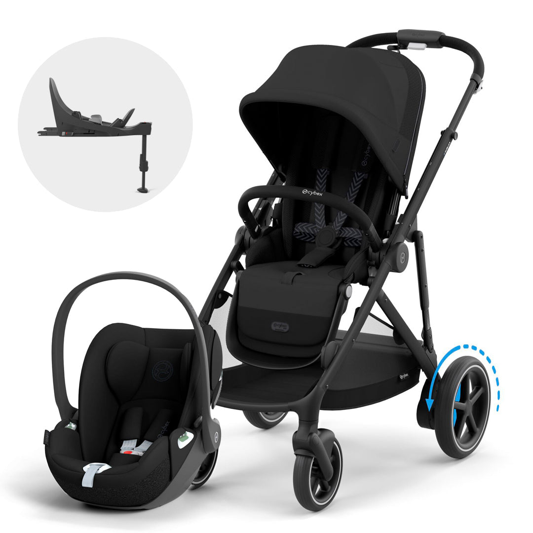 Travel System e - Gazelle S - Cybex Gold - Mini Nuts - Expertos en sillas de auto y coches de paseo