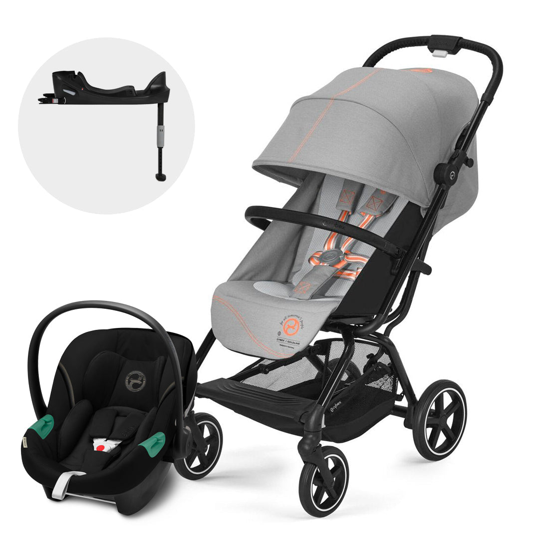 Travel System Eezy S Plus 2 - Cybex Gold - Mini Nuts - Expertos en sillas de auto y coches de paseo