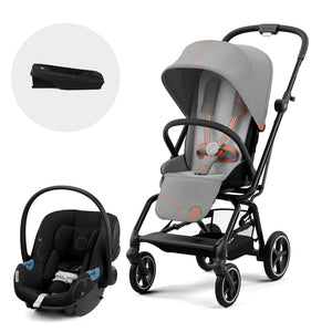 Travel System Eezy S Twist Plus 2 + Aton G + Base - Cybex Gold-MiniNuts expertos en coches y sillas de auto para bebé